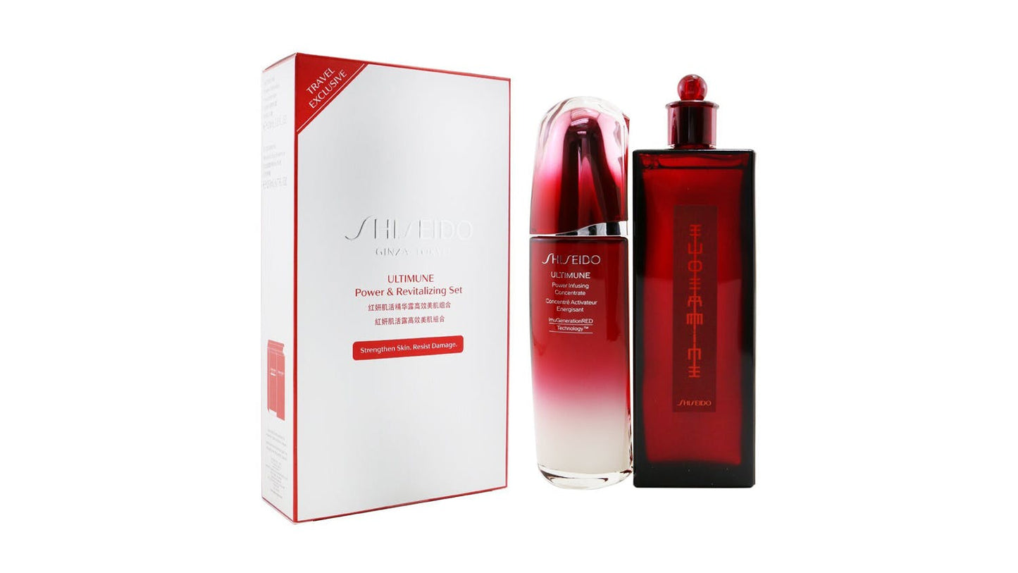 Shop now at Beauty Vendor Australia Online -SHISEIDO Ultimune 3.0 Revitalizing Set (Ultimune 100ml + Eudermine Revitalizing Essence 200ml) - Premium Range from SHISEIDO - Just $429.99!