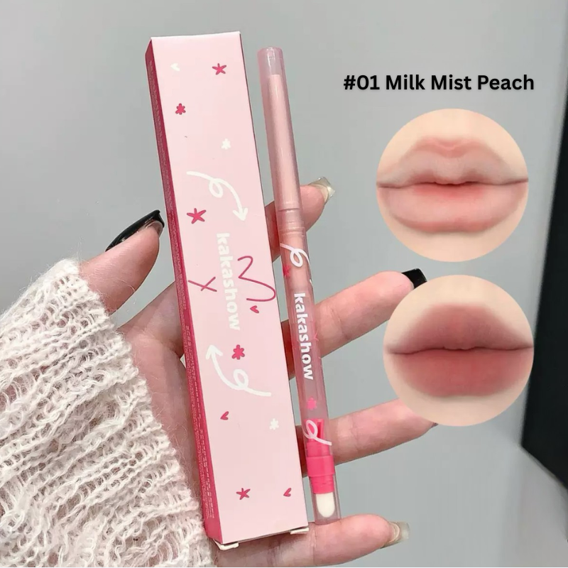 KAKASHOW Matte Lip Liner #01 Milk Mist Peach