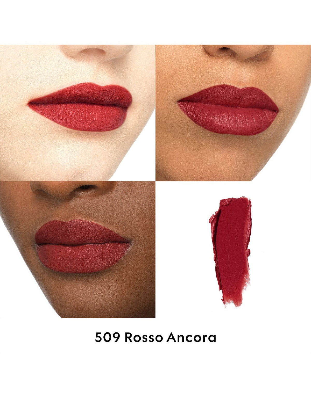 Gucci Lipstick Set Set cont.: Matte Lipstick N° 25 3,5 g + Matte Lipstick N° 208 3,5 g + Matte Lipstick N° 509 3,5 g 1PC
