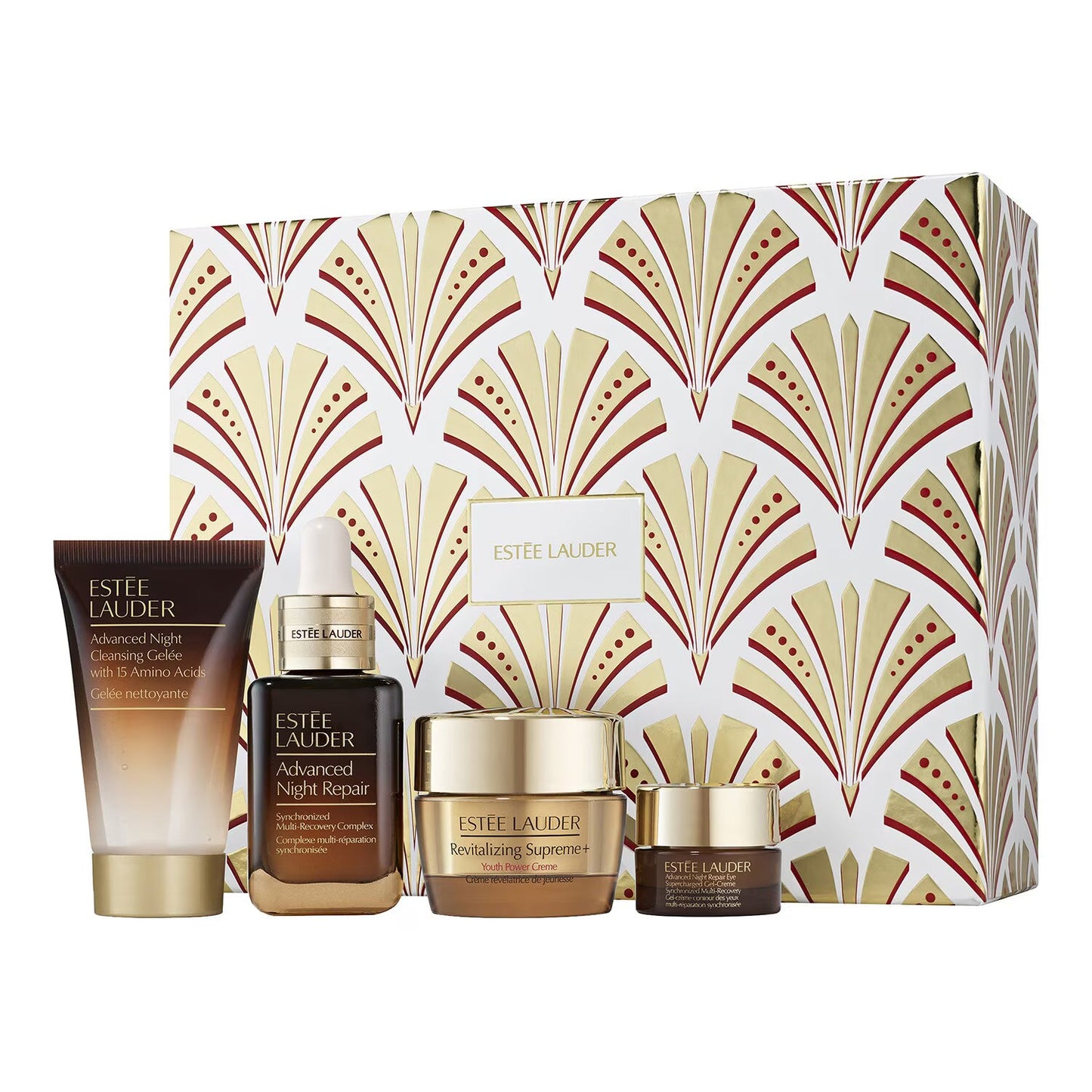 Estee Lauder Lift + Glow Routine Magical Moments Set (ANR 50ml/AND 30ml/Reivtalizing Crème15ml/ANR Gel 5ml)