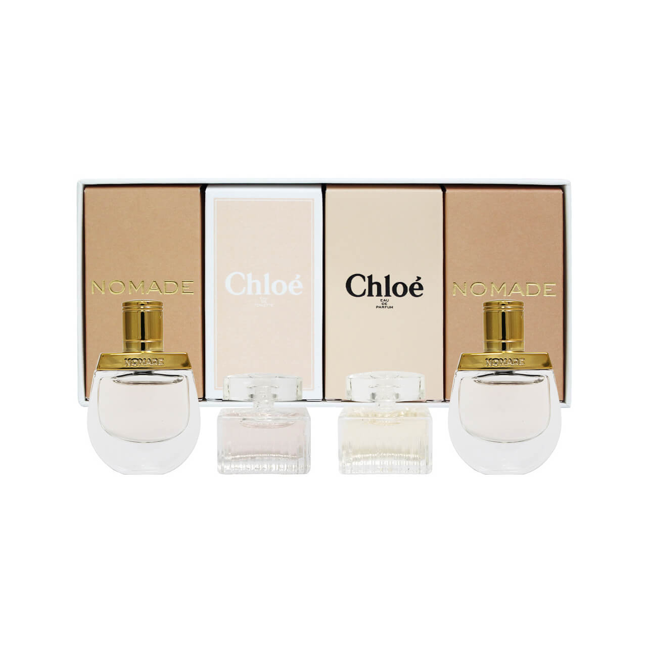 Shop now at Beauty Vendor Australia Online -Chloe Minis Signature EDP5 + EDT5 + Nomade EDP5 + EDT5 - Premium Range from Chloe Atelier - Just $149.99!