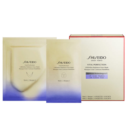 SHISEIDO Vital Perfection Liftdefine Radiance Face Mask - Premium Health & Beauty > Personal Care > Cosmetics > Skin Care > Compressed Skin Care Mask Sheets from SHISEIDO - Just $149.99! Shop now at Beauty Boss Aus