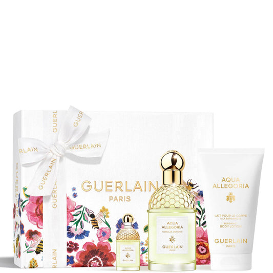 Shop now at Beauty Vendor Australia Online -Guerlain Aqua Allegoria Nerolia Vetiver Set 75ml EDT + 75ml Body Lotion + 7.5ml EDT - Premium Range from Guerlain - Just $254!