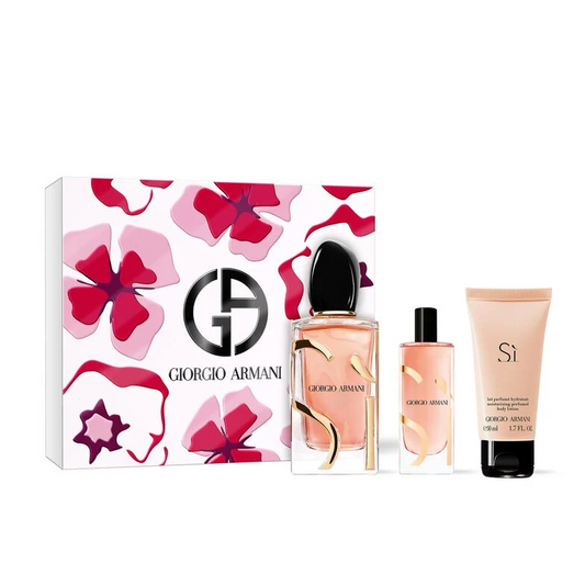 Shop now at Beauty Vendor Australia Online -Giorgio Armani Si EDP Intense 100ml 3 Piece Set - Premium Range from Giorgio Armani - Just $305!