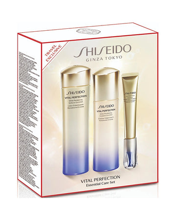 SHISEIDO Vital Perfection Essential Care Set (150ml/100ml/20ml) - Premium Health & Beauty > Personal Care > Cosmetics > Skin Care > Anti-Aging Skin Care Kits from SHISEIDO - Just $429.99! Shop now at Beauty Boss Aus