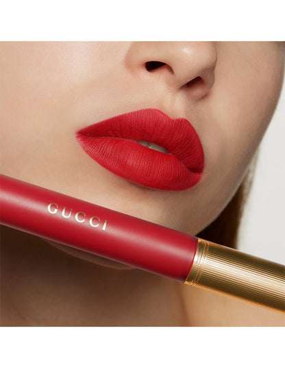 Gucci Liquid Soft Matte N° 25 Goldie Red Lipstick