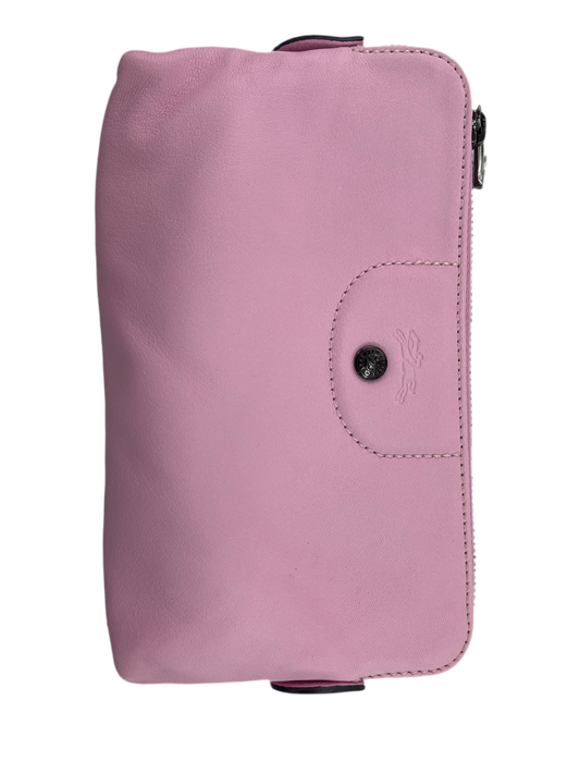 LONGCHAMP LC PLIAGE CUIR POUCH PINK L4549757P36      EAN 207162064194