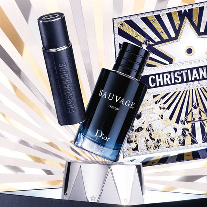 Dior Sauvage Parfum 100ml & 10ml Travel Spray Gift Set - Limited Edition