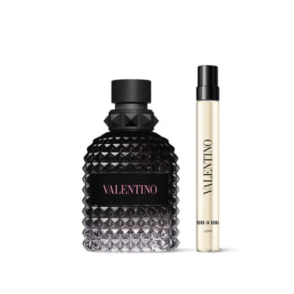 Valentino Garavani Men's Uomo Born In Roma Eau De Toilette 50ml & 10ml Gift Set Fragrances