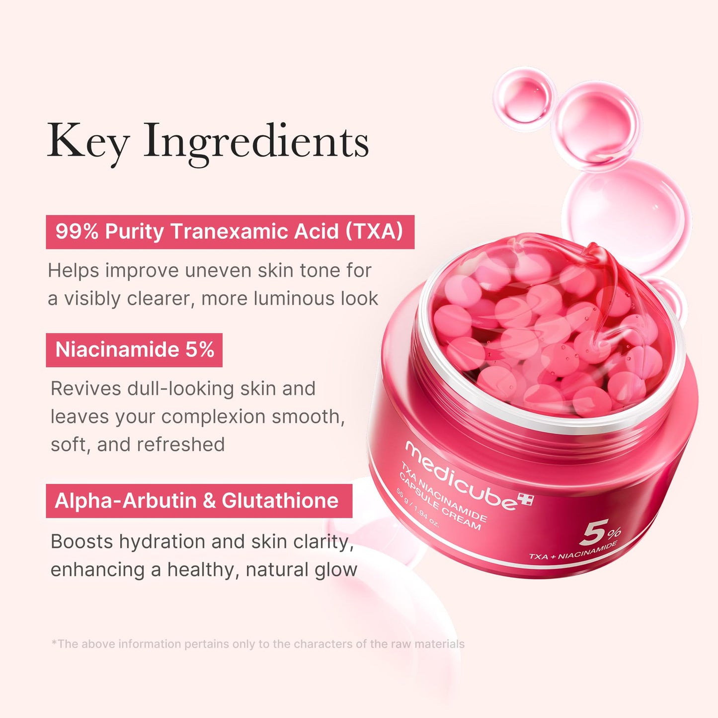 Medicube TXA Niacinamide Capsule Cream 5% 55g