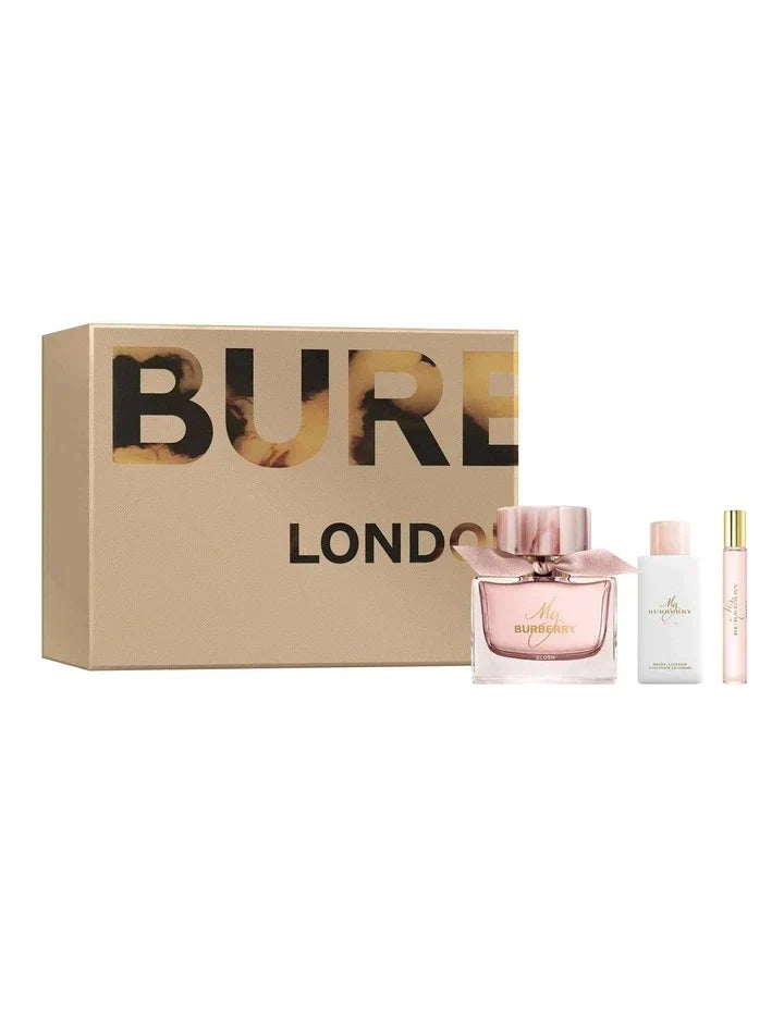 Burberry My Burberry Blush Set: EDP 90ml + Body Lotion 75ml + Travel Spray 7.5ml - Premium  from Burberry - Just $239! Shop now at Beauty Boss Aus