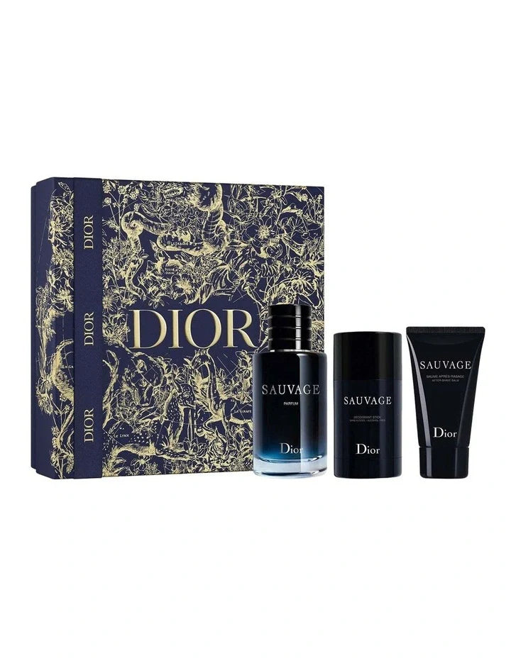 DIOR Sauvage Parfum 100ml Limited Edition Gift Set (100ml/50ml/75g) - Premium Perfume & Cologne from Dior - Just $280! Shop now at Beauty Boss Aus