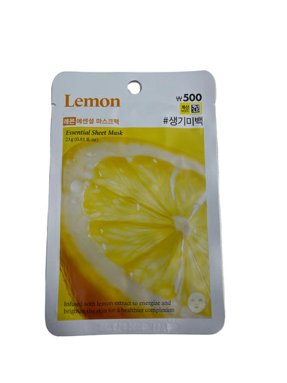 Olive Farm Lemon Essential #vital Whitening Sheet Mask 23g