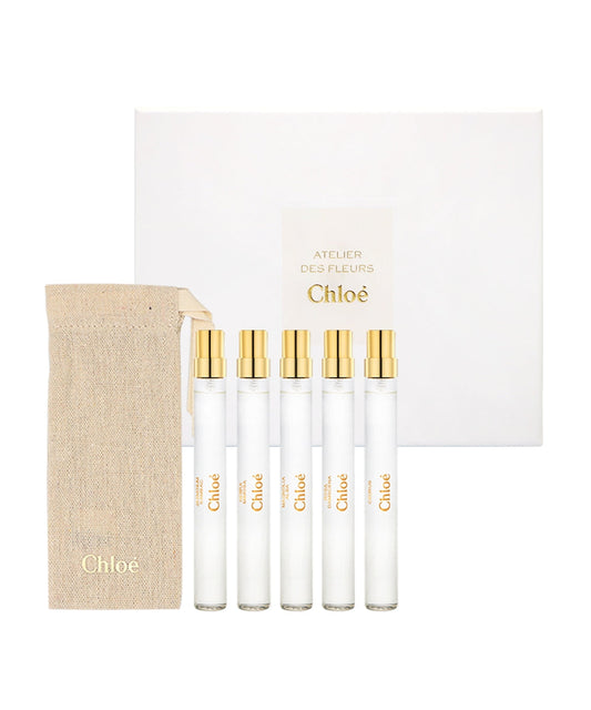 Chloe Atelier Des Fleurs Pensprays 10ml X5 - Rose, Mimosa, Jasmin, Cedrus, Magnolia + Pouch - Premium Health & Beauty > Personal Care > Cosmetics > Perfume & Cologne from Chloe Atelier - Just $199.99! Shop now at Beauty Boss Aus