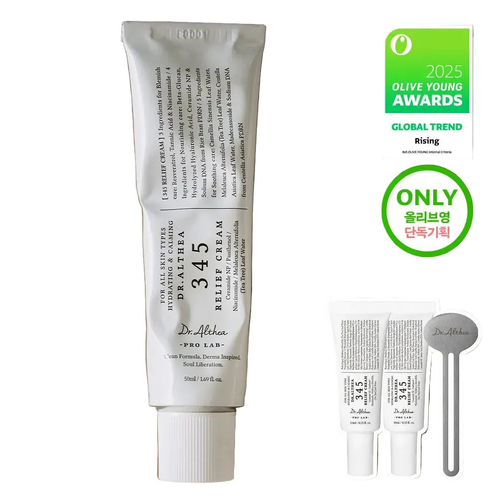 Dr Althea 345 Relief Cream 50ml + 2x10ml Mini