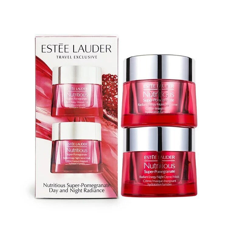 Estee Lauder NUTRITIOUS SUPER-POMEGRANATE DAY & NIGHT RADIANCE SET - Premium Health & Beauty > Personal Care > Cosmetics > Skin Care > Facial Cleansers from Estee Lauder - Just $265! Shop now at Beauty Boss Aus