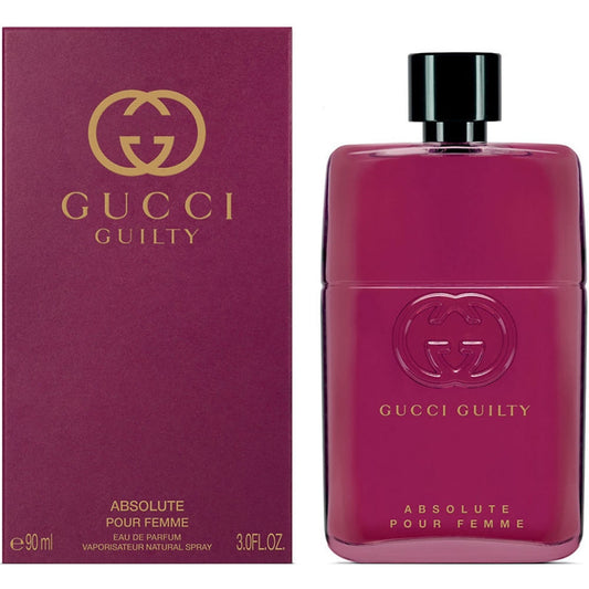 Shop now at Beauty Vendor Australia Online -GUCCI GUILTY ABSOLUTE POUR FEMME EAU DE PARFUM 90ml - Premium Range from Gucci - Just $220!