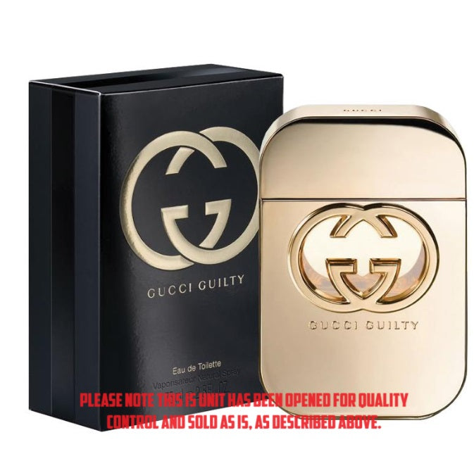 OPENED - GUCCI GUILTY EAU DE TOILETTE 75ML - Premium Health & Beauty > Personal Care > Cosmetics > Perfume & Cologne from Gucci - Just $99.99! Shop now at Beauty Boss Aus