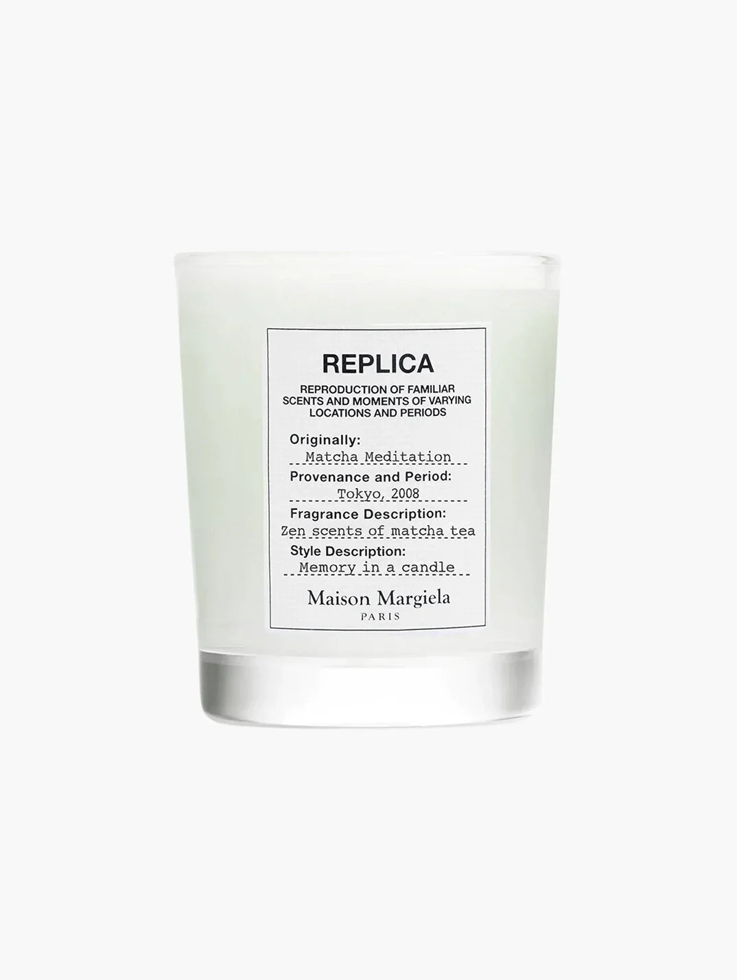 Shop now at Beauty Vendor Australia Online -Maison Margiela Replica Matcha Meditation Candle 165g - Premium Range from Maison Margiela - Just $99!
