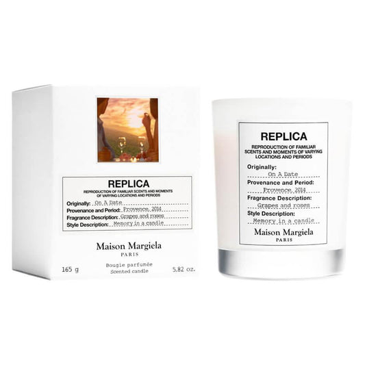 Shop now at Beauty Vendor Australia Online -Maison Margiela Replica On a date Candle 165g - Premium Range from Maison Margiela - Just $105!