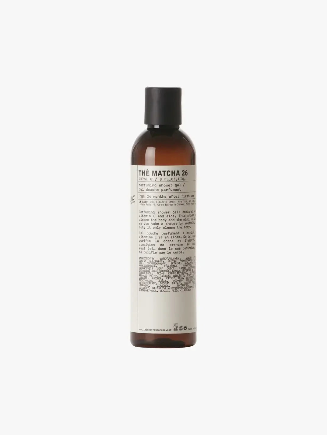 Shop now at Beauty Vendor Australia Online -Le Labo Sensorial Thé Matcha 26 Shower Gel 237ML - Premium Range from Le Labo - Just $99.99!