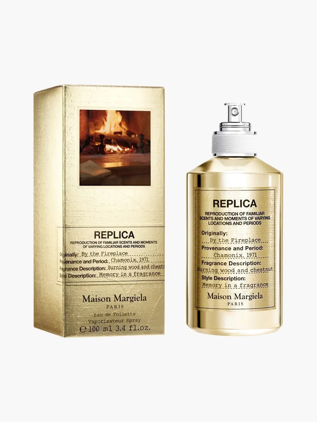 Maison Margiela Replica By The Fireplace Limited Edition GOLD EDT 100ml - Premium  from Maison Margiela - Just $249.99! Shop now at Beauty Boss Aus