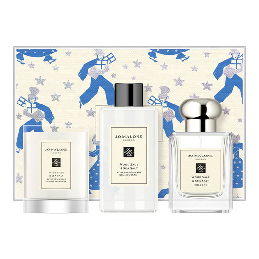 Jo Malone Wood Sage & Sea Salt Collection Coffret (100ml body wash/50ml cologne/scented candle
