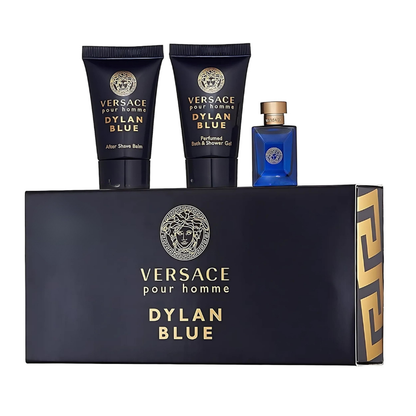 Versace Dylan Blue Giftset (5ml EDT / 25ml Shower Gel / 25ml Aftershave)