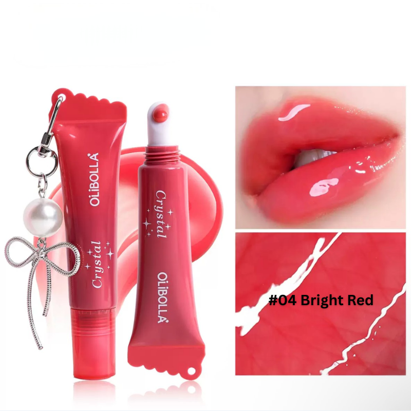 OLIBOLLA Water-Glow Lip gloss #04 Bright Red
