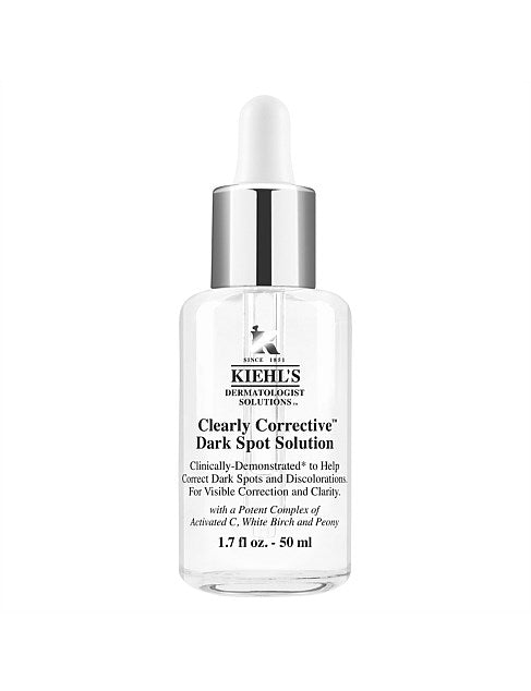 KIEHL'S CLEARLY CORRECTIVE DARK SPOT SOLUTION 50ML - Premium Health & Beauty > Personal Care > Cosmetics > Skin Care > Toners & Astringents > Toners from Kiehl's - Just $141! Shop now at Beauty Boss Aus