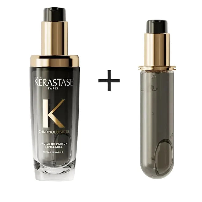 Kerastase Chronologiste L'Huile De Parfum 75ml + 75ml Refill Travel Retail Set
