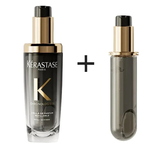 Kerastase Chronologiste L'Huile De Parfum 75ml + 75ml Refill Travel Retail Set