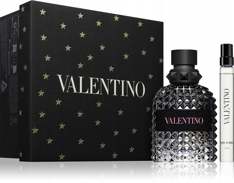 Valentino Garavani Men's Uomo Born In Roma Eau De Toilette 50ml & 10ml Gift Set Fragrances