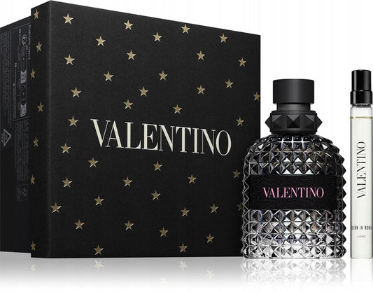 Valentino Garavani Men's Uomo Born In Roma Eau De Toilette 50ml & 10ml Gift Set Fragrances