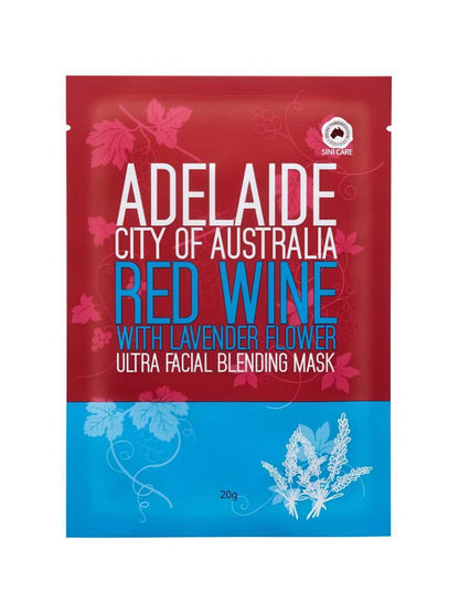 SINICARE Adelaide Red Wine with Lavender Flower Facial Mask 20g
