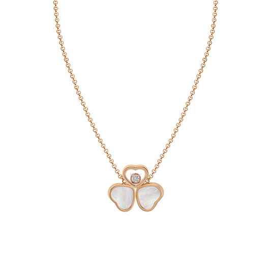 Chopard Necklace Luxury Diamond Necklace Happy Hearts Wings  81A083-5311    42 NKL