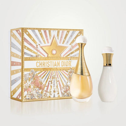 Dior J’Adore Eau De Parfum 50ml & 75ml Les Adorables Body Milk Set - Limited Edition - 50Ml