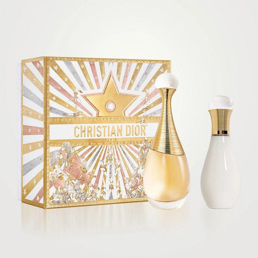 Dior J’Adore Eau De Parfum 50ml & 75ml Les Adorables Body Milk Set - Limited Edition - 50Ml