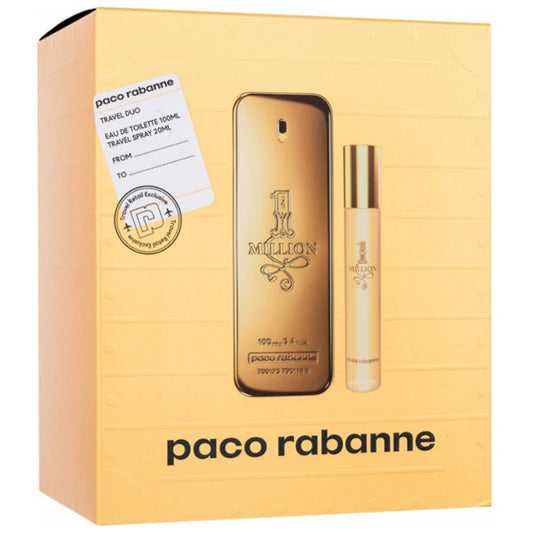 Paco Rabanne 1 Million Set 100ml EDT + 20ml EDT - Premium  from Paco Rabanne - Just $199.99! Shop now at Beauty Boss Aus